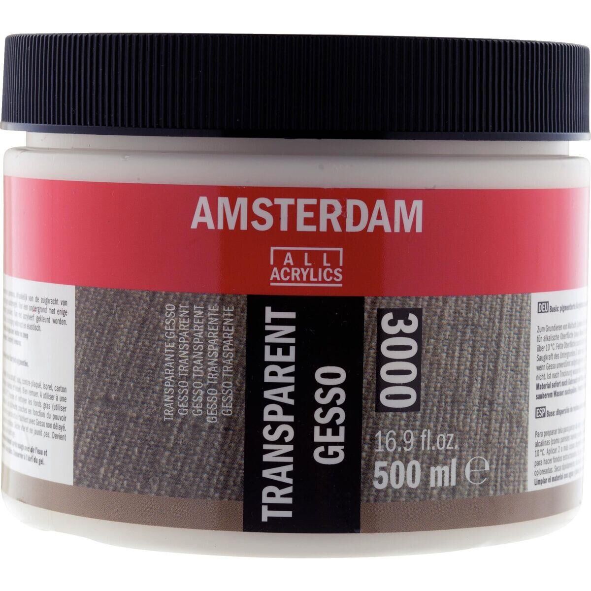 AMSTERDAM GESSO ŞEFFAF 000 500ML