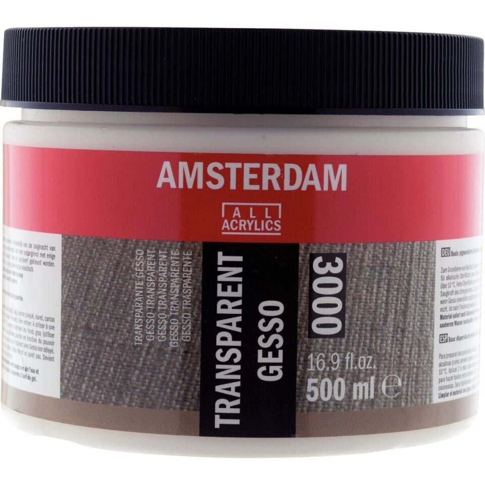 AMSTERDAM GESSO ŞEFFAF 000 500ML