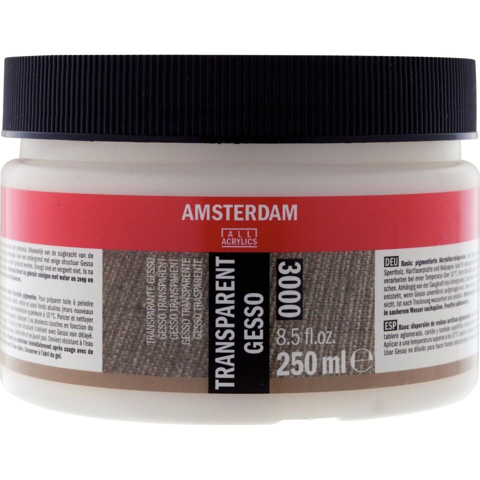 AMSTERDAM GESSO ŞEFFAF 000 250ML