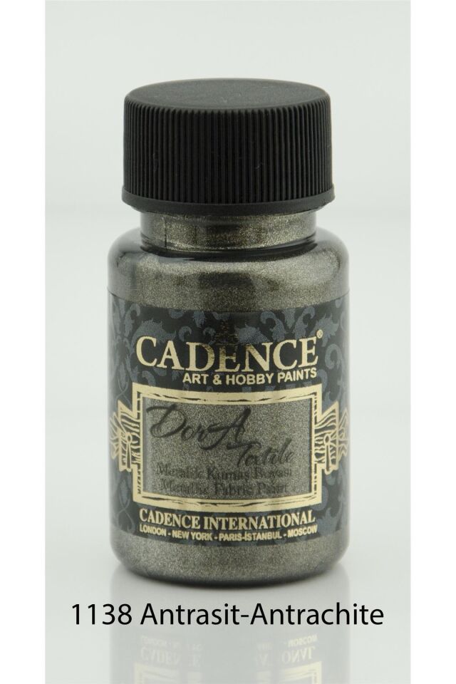 DORA KUMAŞ METALİK 1138 ANTRASİT 50ML