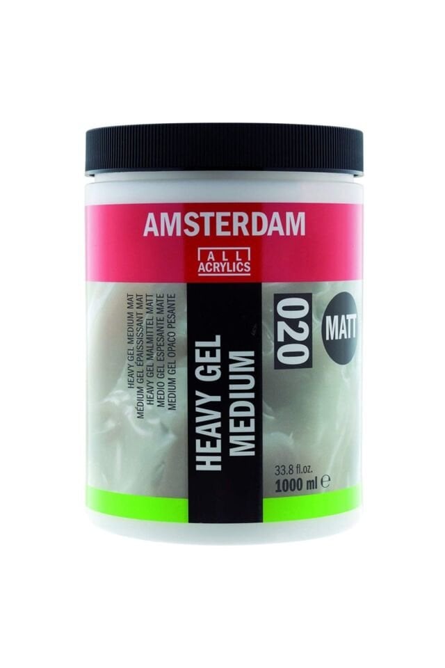 AMSTERDAM HEAVY GEL MEDIUM MATT 020 1000ML