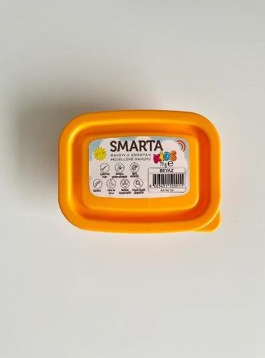 SMARTA KIDS HAVAYLA KURUYAN MODELLEME HAMURU BEYAZ 70GR