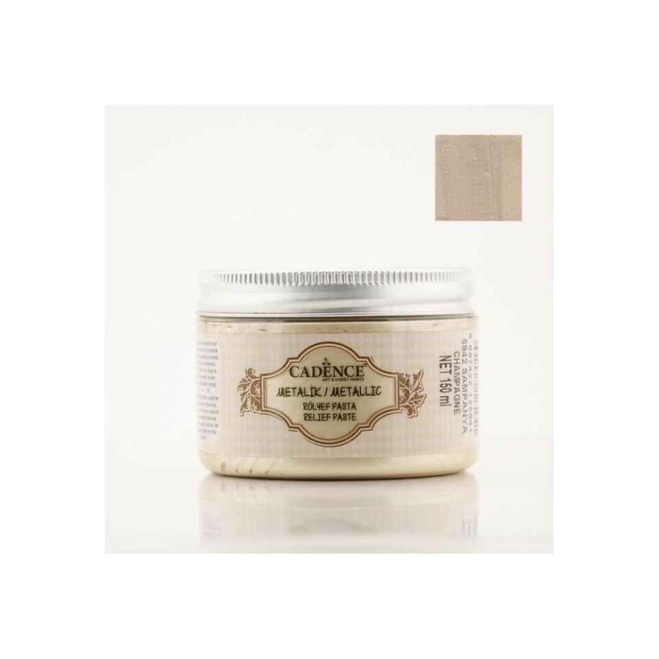 METALİK RÖLYEF PASTA 5942 ŞAMPANYA 150ML