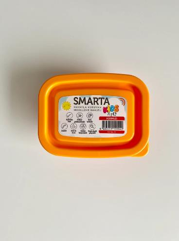 SMARTA KIDS HAVAYLA KURUYAN MODELLEME HAMURU KIRMIZI 70GR