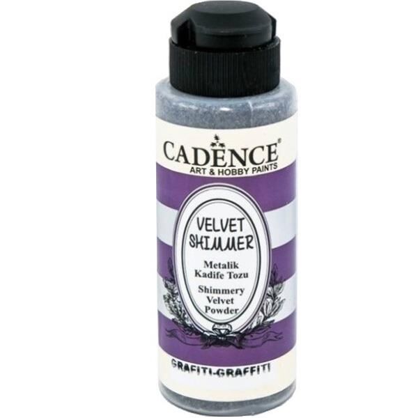 VELVET SHIMMER METALİK KADİFE TOZU VS-06 GRAFİTİ 120ML