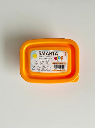 SMARTA KIDS HAVAYLA KURUYAN MODELLEME HAMURU NEON TURUNCU 70GR