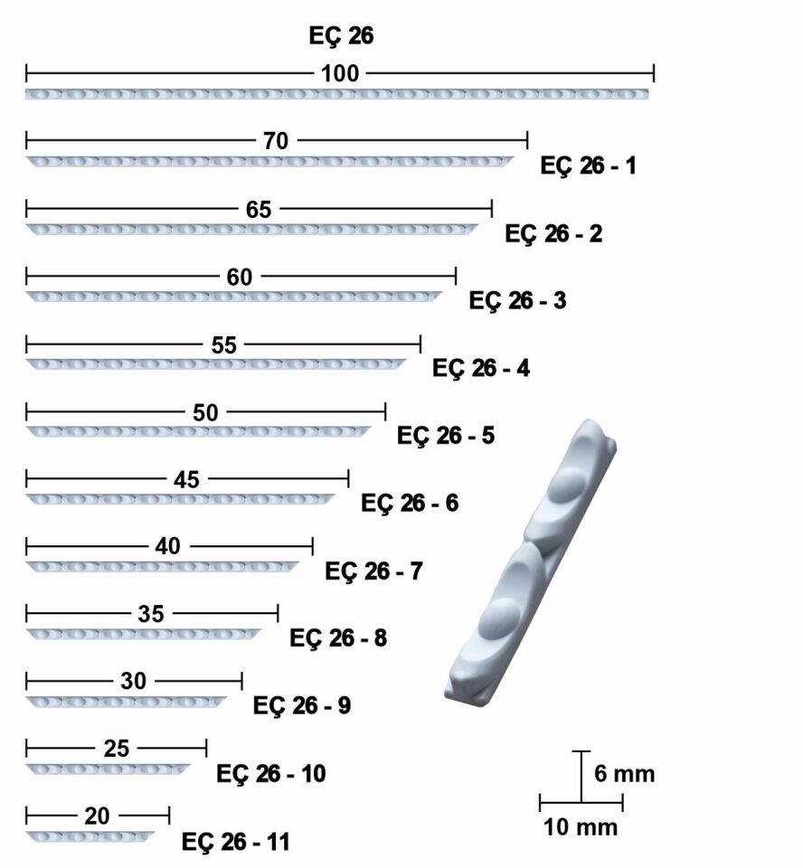 45 CM ESNEK MOBİLYA ÇITASI
