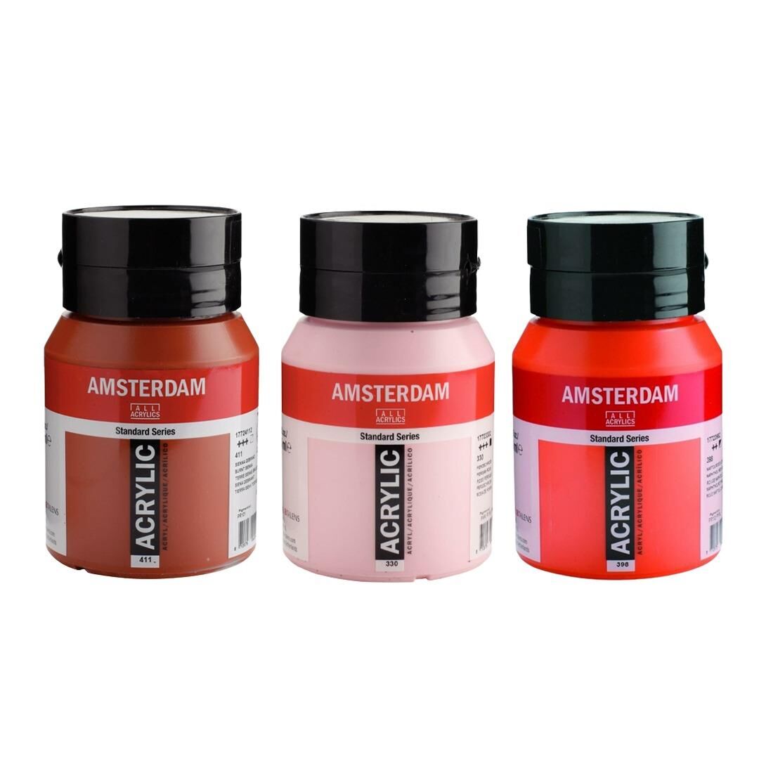 AMSTERDAM AKRİLİK 500 ML 3LÜ SET