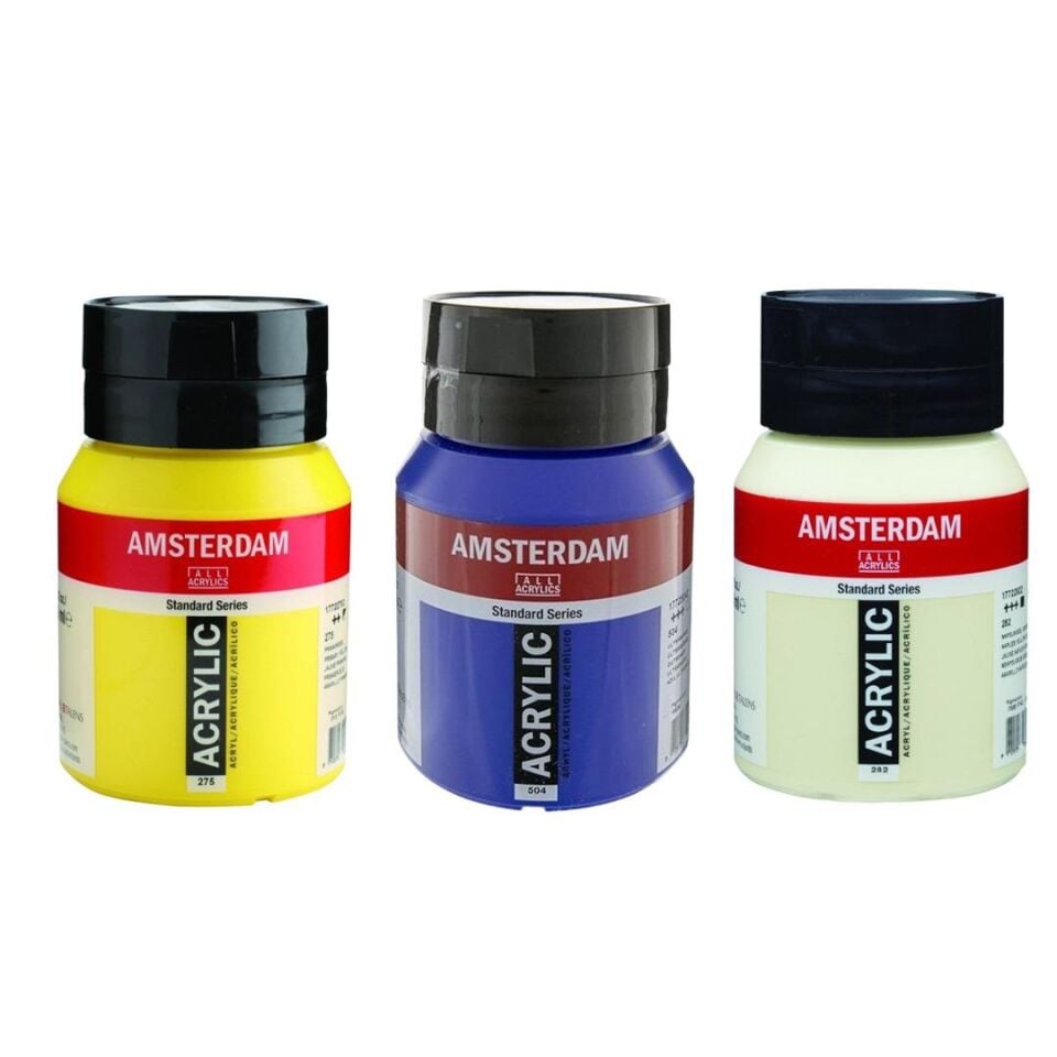 AMSTERDAM AKRİLİK 500 ML 3LÜ SET