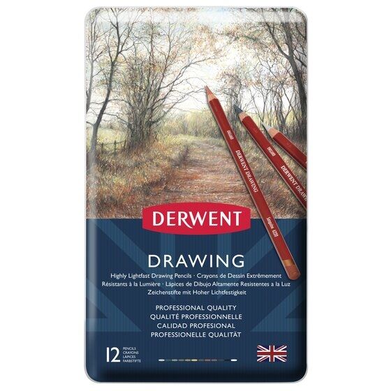 DERWENT DRAWING 12'Lİ METAL KUTU