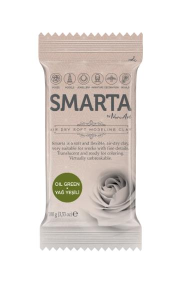 SMARTA HAVAYLA KURUYAN MODELLEME HAMURU YAĞ YEŞİLİ 100GR