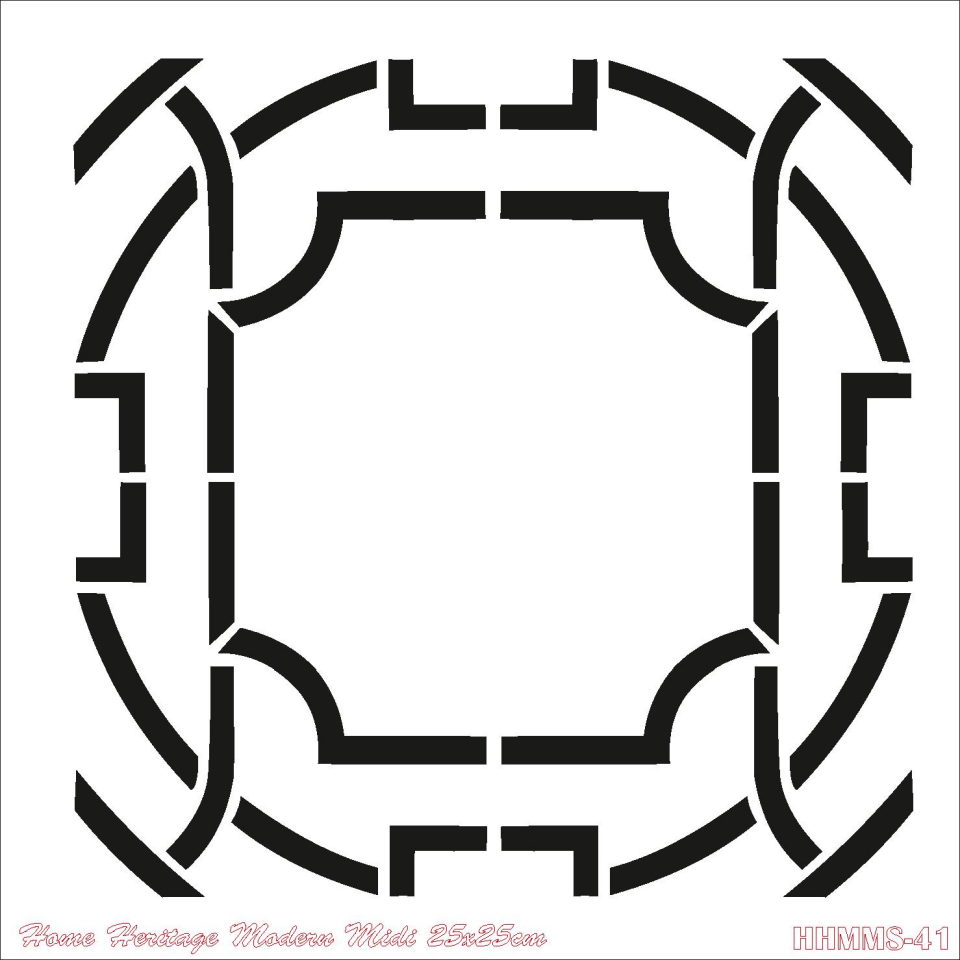 HOME HERITAGE MODERN MIDI 25X25CM HHMMS-41 STENCİL
