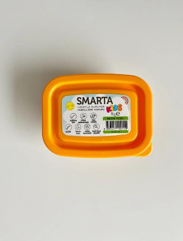 SMARTA KIDS HAVAYLA KURUYAN MODELLEME HAMURU NEON YEŞİL 70GR