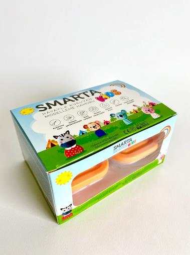 SMARTA KIDS HAVAYLA KURUYAN MODELLEME HAMURU 4LÜ SET 70GR*4