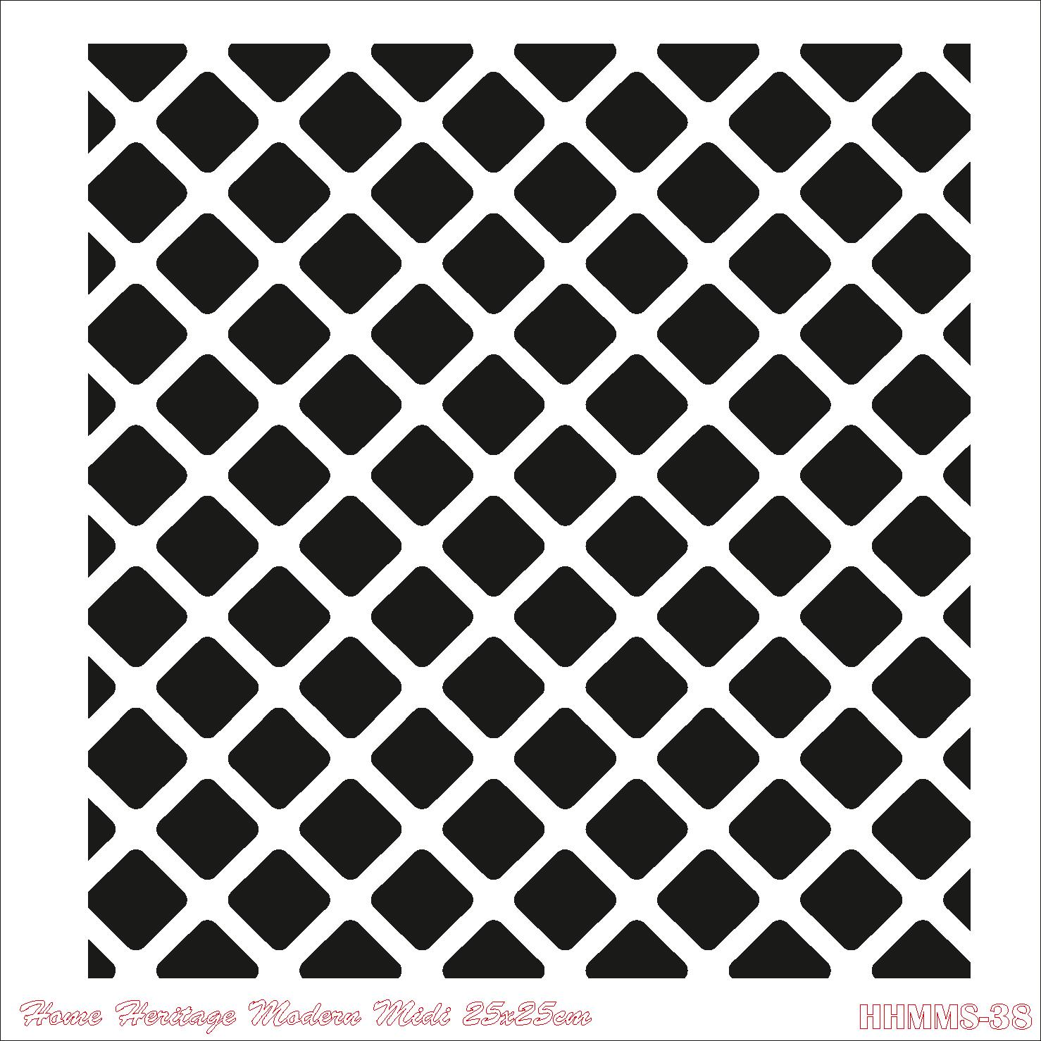 HOME HERITAGE MODERN MIDI 25X25CM HHMMS-38 STENCİL