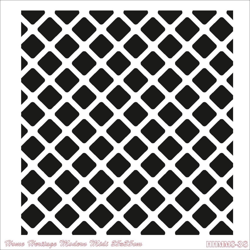 HOME HERITAGE MODERN MIDI 25X25CM HHMMS-38 STENCİL