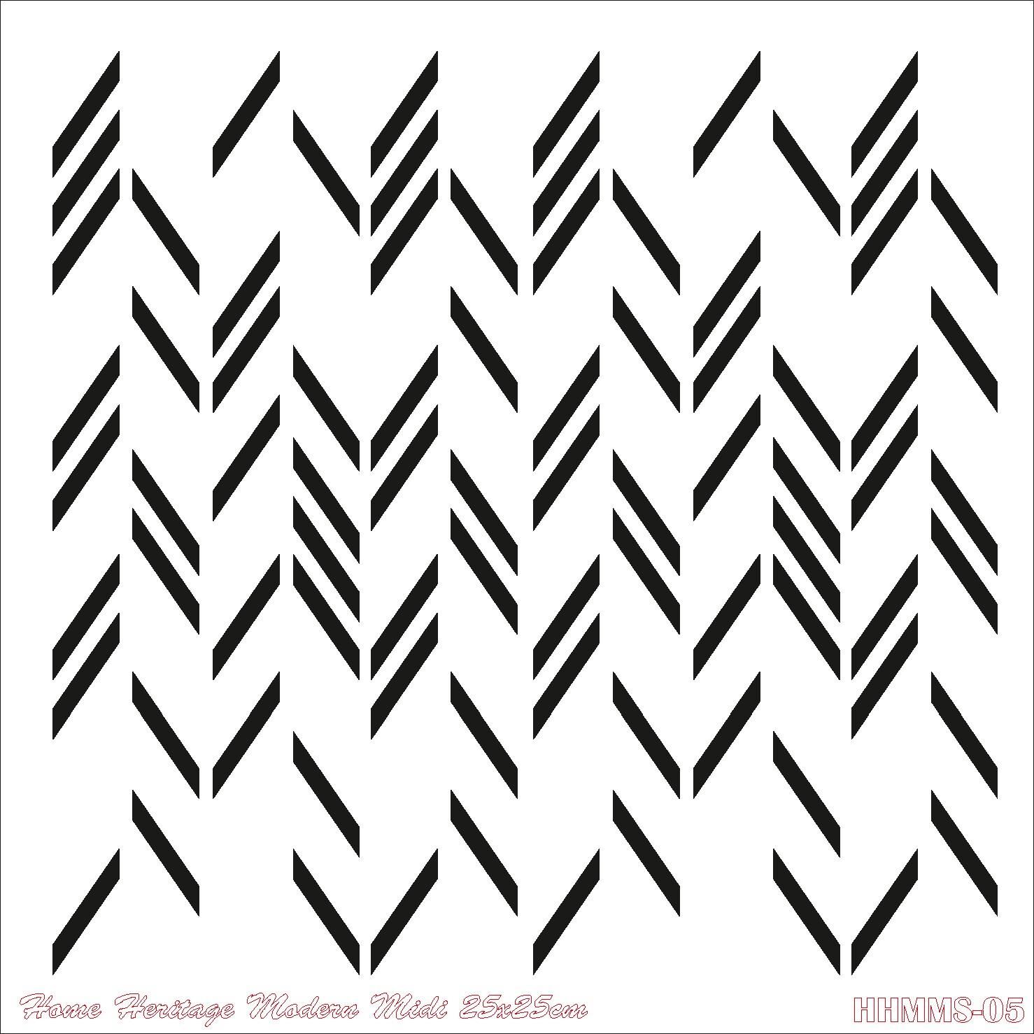 HOME HERITAGE MODERN MIDI 25X25CM HHMMS-05 STENCİL