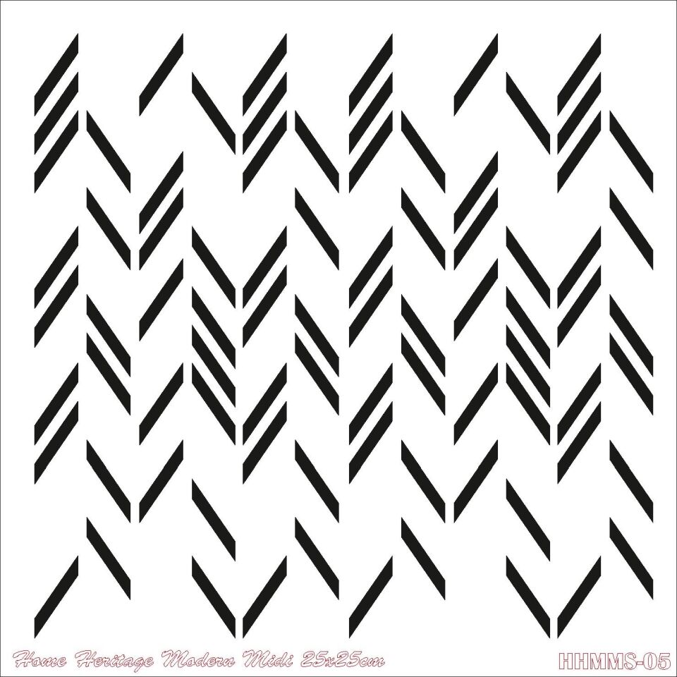 HOME HERITAGE MODERN MIDI 25X25CM HHMMS-05 STENCİL