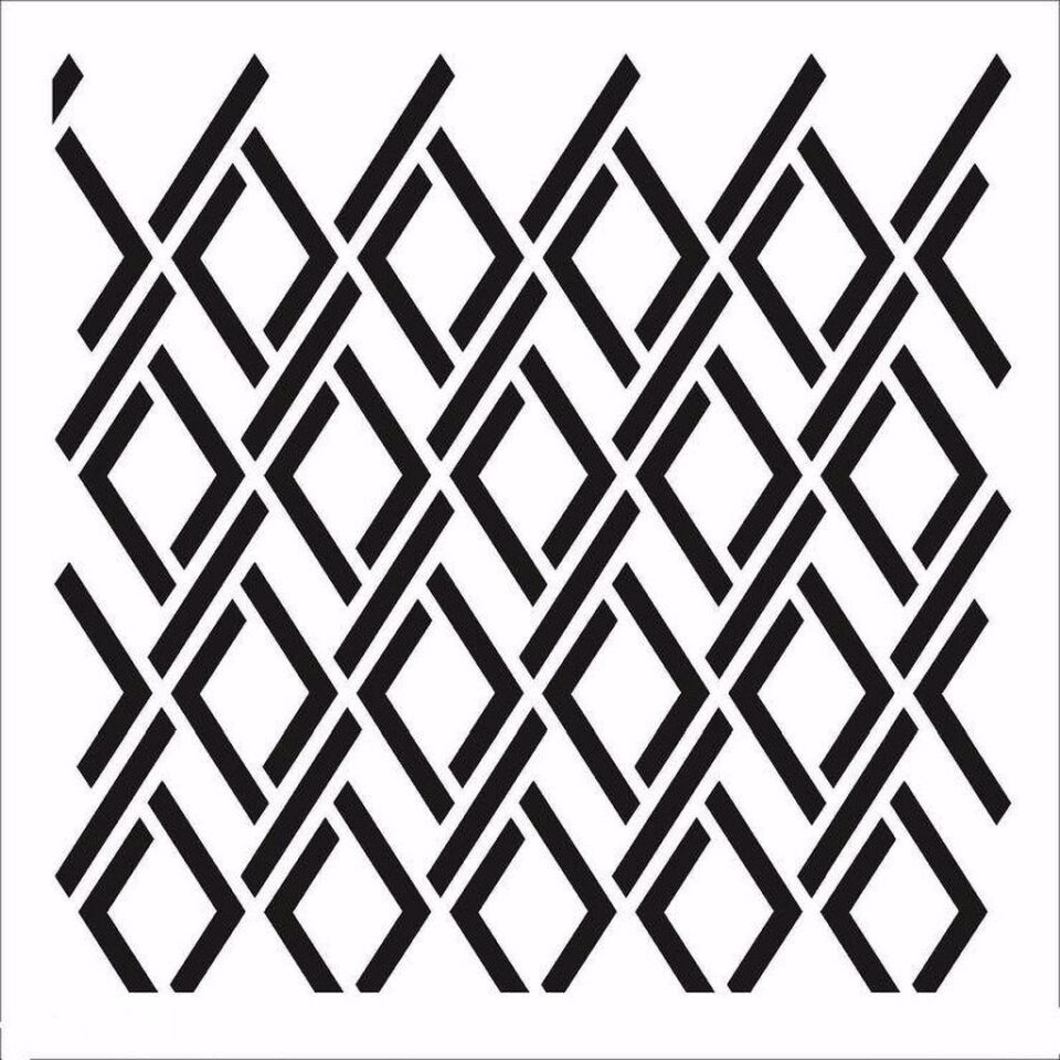 HOME HERITAGE MODERN MIDI 25X25CM HHMMS-06 STENCİL