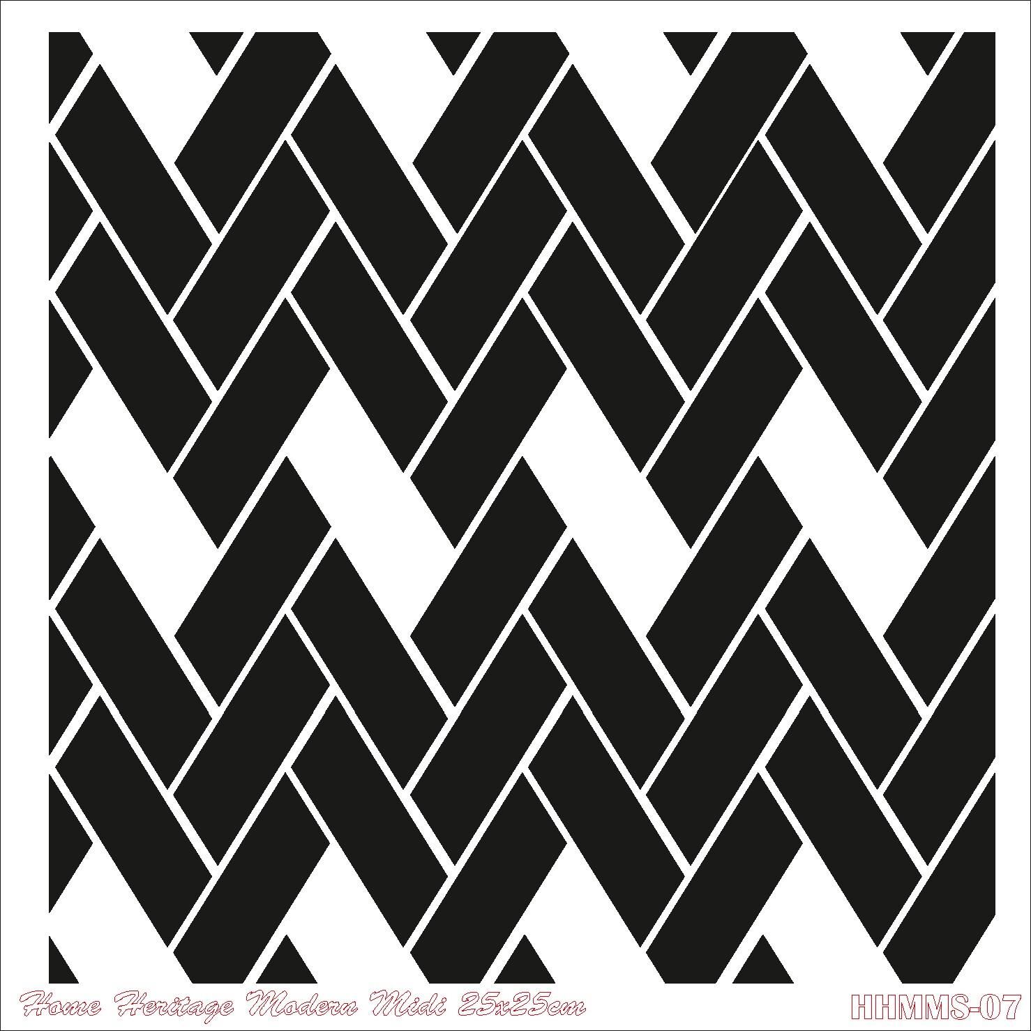 HOME HERITAGE MODERN MIDI 25X25CM HHMMS-07 STENCİL