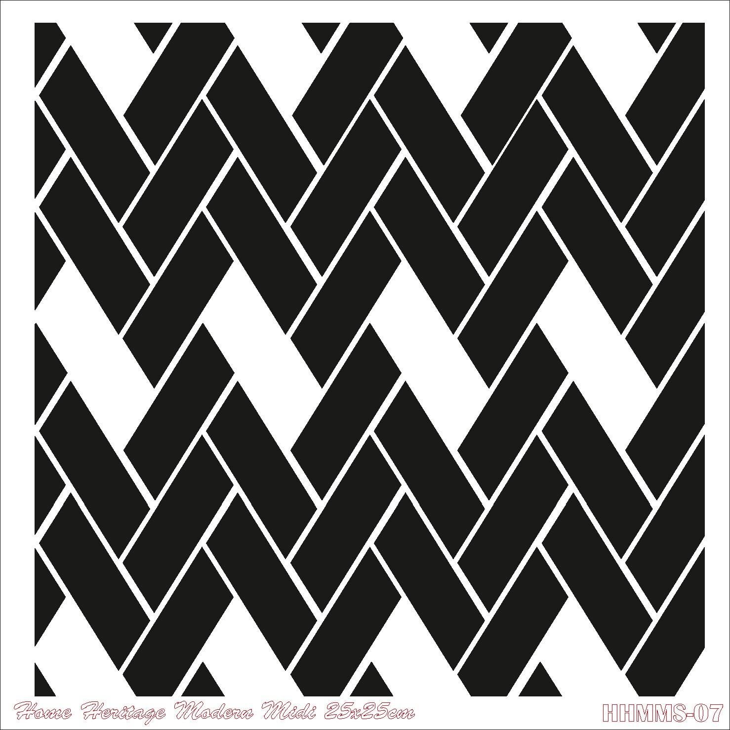 HOME HERITAGE MODERN MIDI 25X25CM HHMMS-07 STENCİL