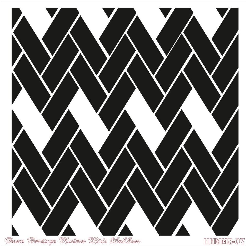 HOME HERITAGE MODERN MIDI 25X25CM HHMMS-07 STENCİL