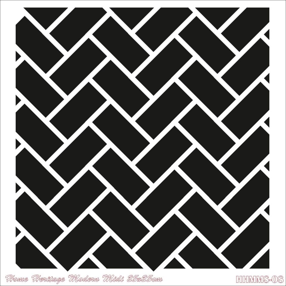 HOME HERITAGE MODERN MIDI 25X25CM HHMMS-08 STENCİL