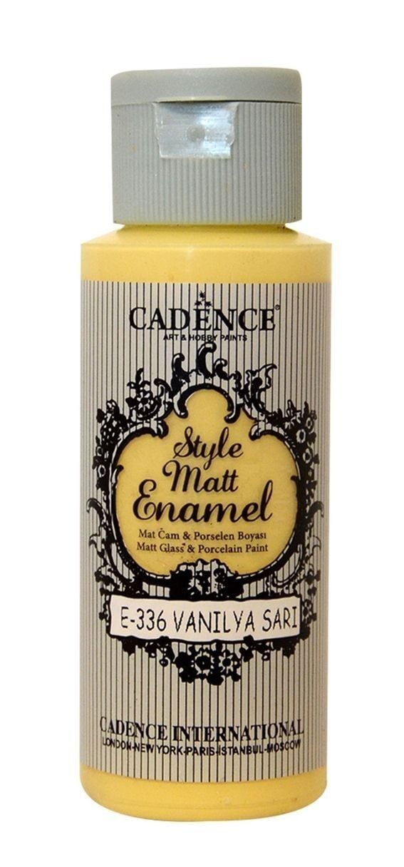 ENAMEL CAM BOYASI E-336 VANİLYA SARI 59ML