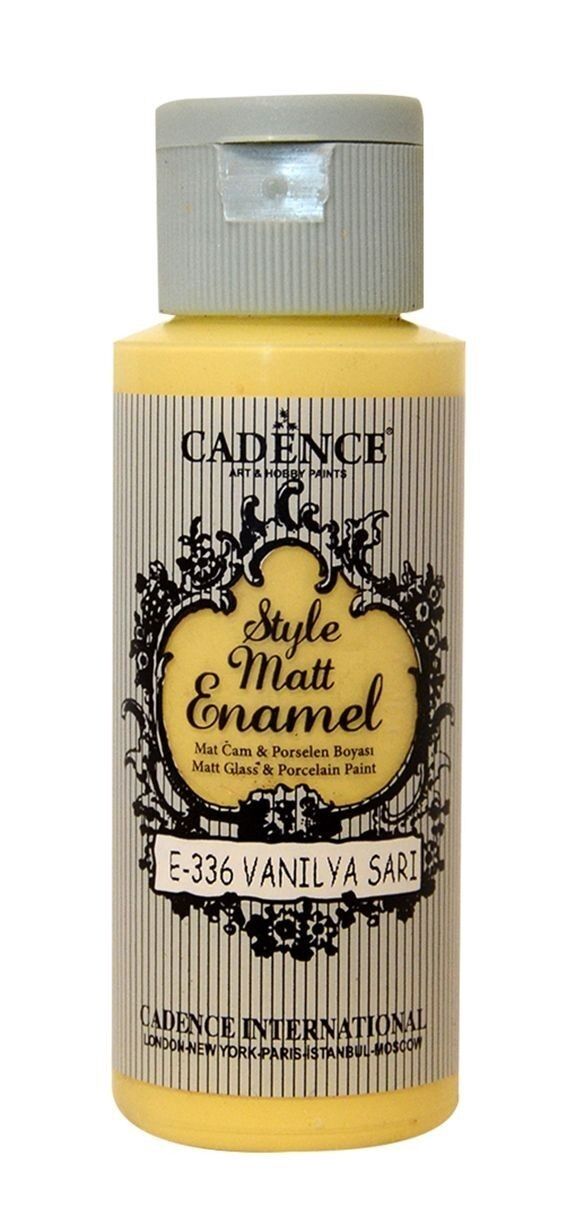 ENAMEL CAM BOYASI E-336 VANİLYA SARI 59ML