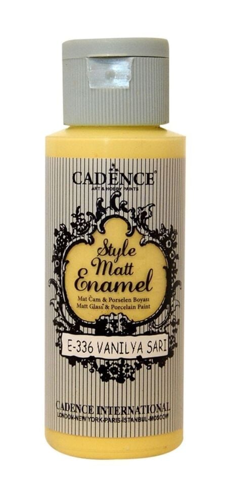 ENAMEL CAM BOYASI E-336 VANİLYA SARI 59ML
