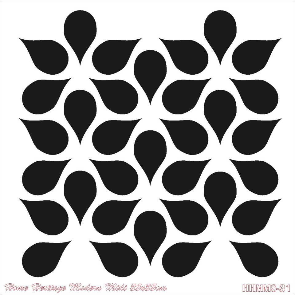 HOME HERITAGE MODERN MIDI 25X25CM HHMMS-31 STENCİL