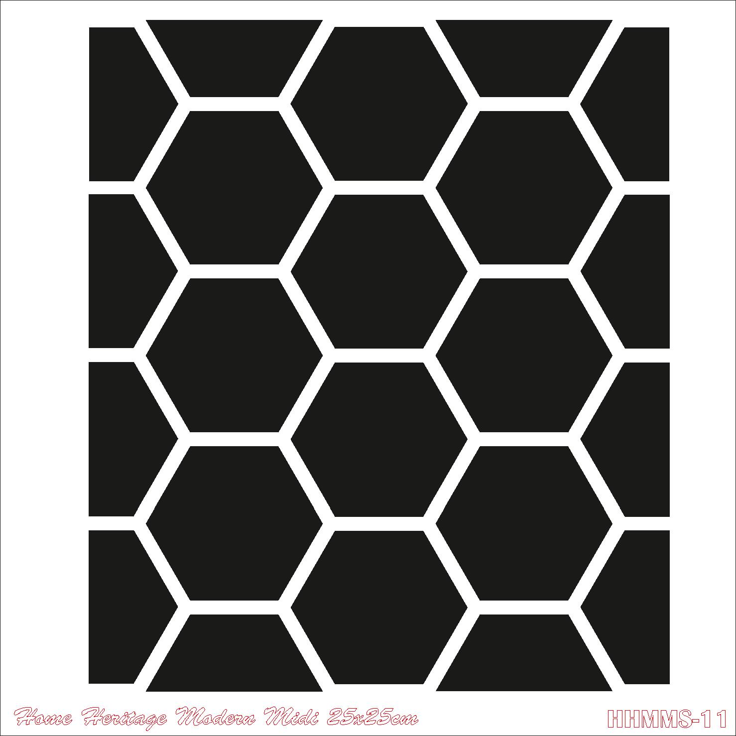 HOME HERITAGE MODERN MIDI 25X25CM HHMMS-11 STENCİL