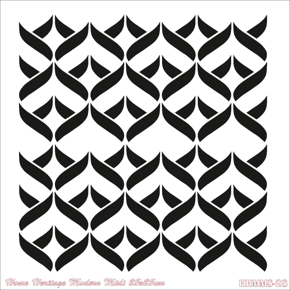 HOME HERITAGE MODERN MIDI 25X25CM HHMMS-28 STENCİL