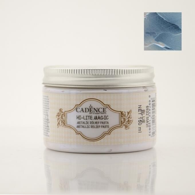 HI-LİTE MAGIC RÖLYEF PASTA 6832  MAVİ 150ML