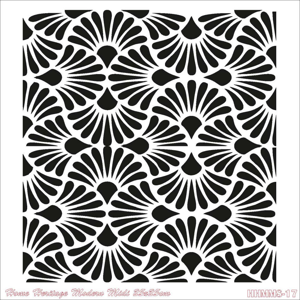 HOME HERITAGE MODERN MIDI 25X25CM HHMMS-17 STENCİL