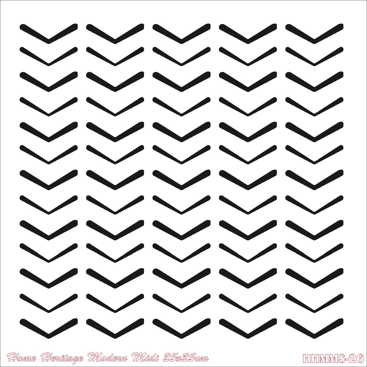 HOME HERITAGE MODERN MIDI 25X25CM HHMMS-26 STENCİL