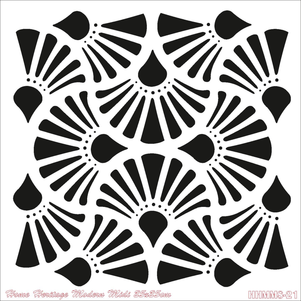 HOME HERITAGE MODERN MIDI 25X25CM HHMMS-21 STENCİL