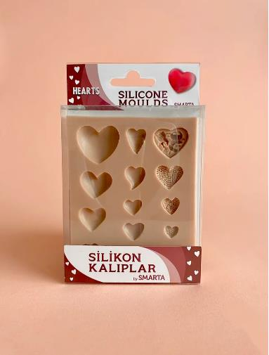 Smarta Silikon Kalıp -Kalpler