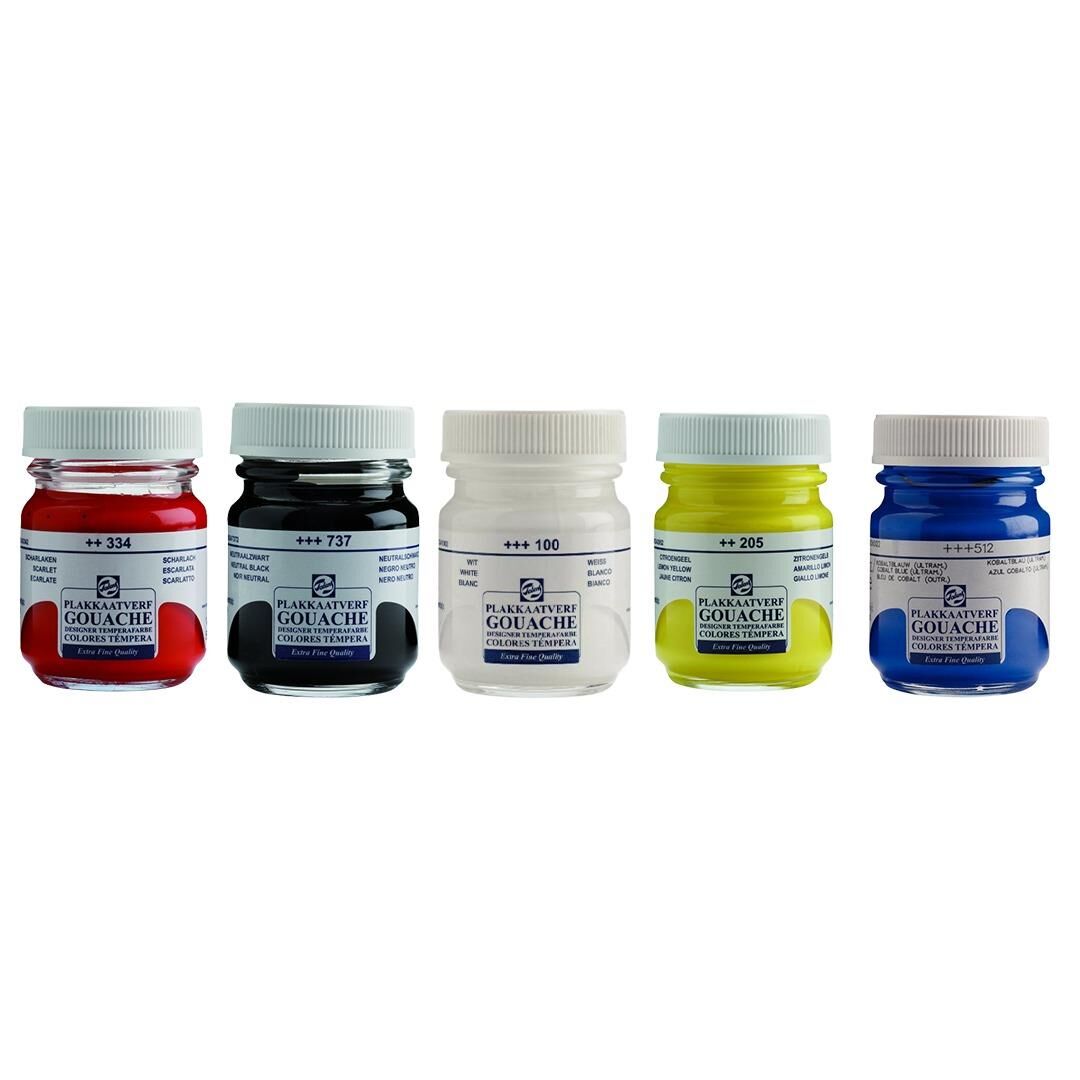 TALENS GUAJ BOYA 50 ML 5Lİ SET