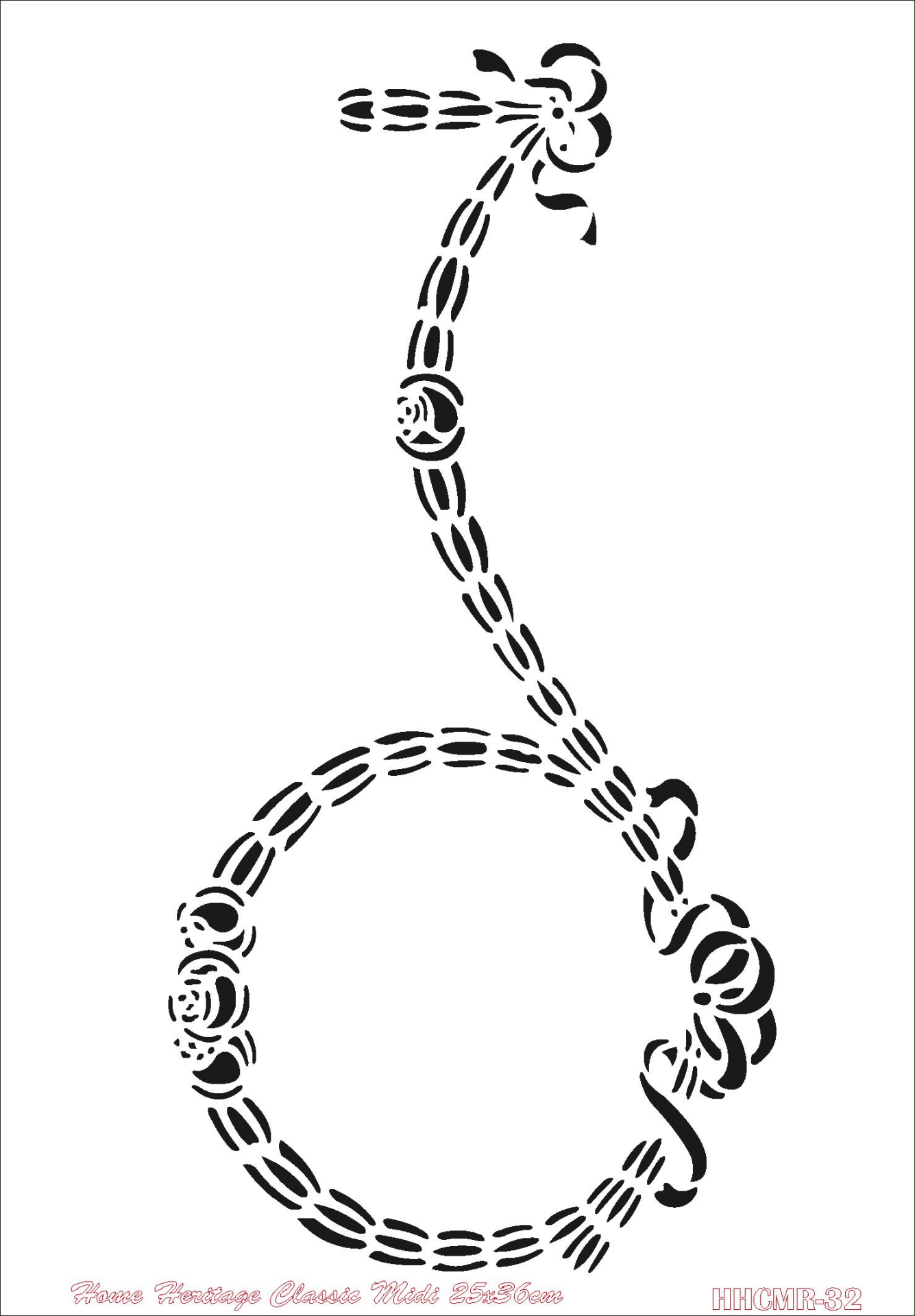 HOME HERITAGE CLASSIC MIDI 25X36CM HHCMR-32 STENCİL