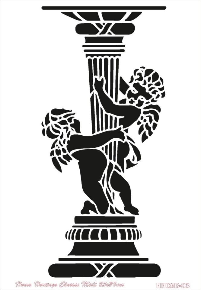 HOME HERITAGE CLASSIC MIDI 25X36CM HHCMR-03 STENCİL