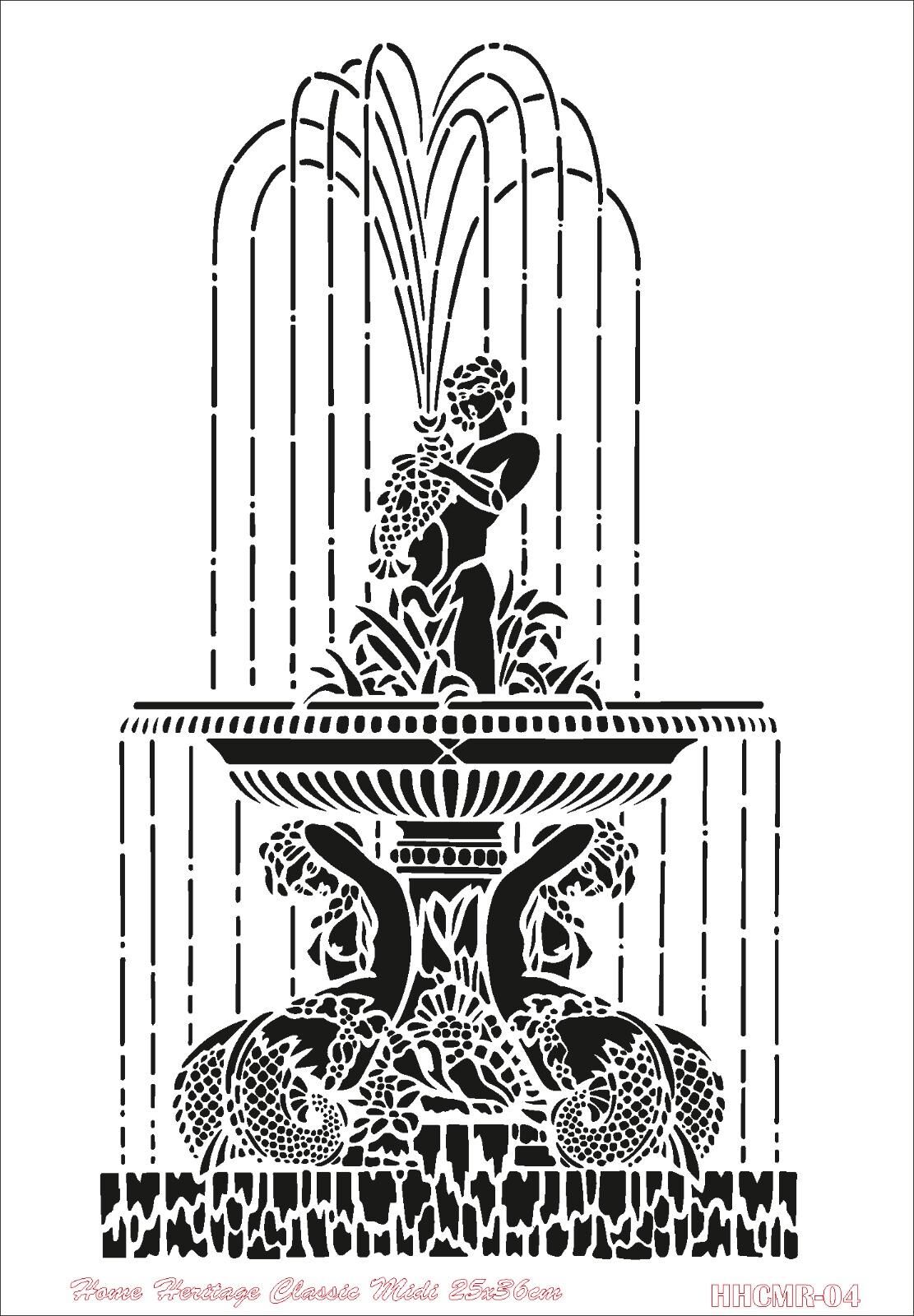 HOME HERITAGE CLASSIC MIDI 25X36CM HHCMR-04 STENCİL