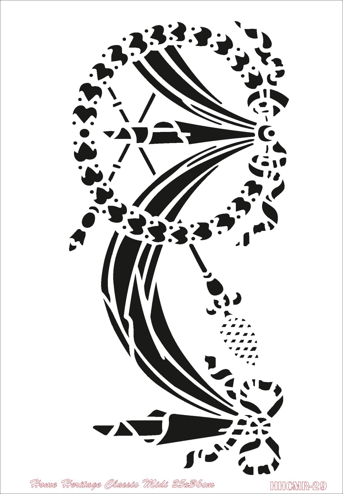 HOME HERITAGE CLASSIC MIDI 25X36CM HHCMR-29 STENCİL