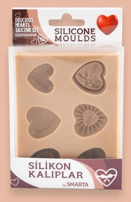 Smarta Silikon Kalıp - Lezzetli Kalpler