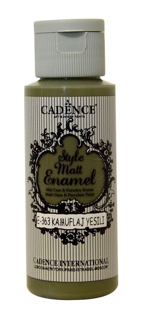 ENAMEL CAM BOYASI E-363 KAMUFLAJ YEŞİLİ 59ML