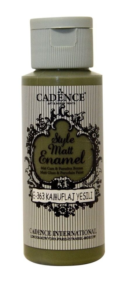 ENAMEL CAM BOYASI E-363 KAMUFLAJ YEŞİLİ 59ML