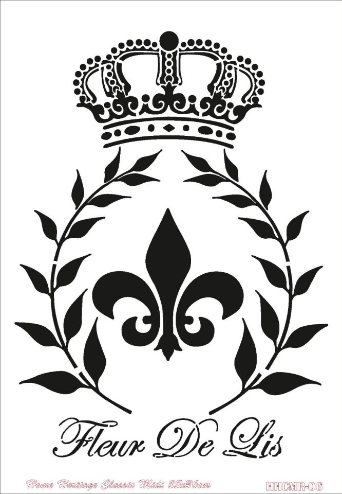 HOME HERITAGE CLASSIC MIDI 25X36CM HHCMR-06 STENCİL