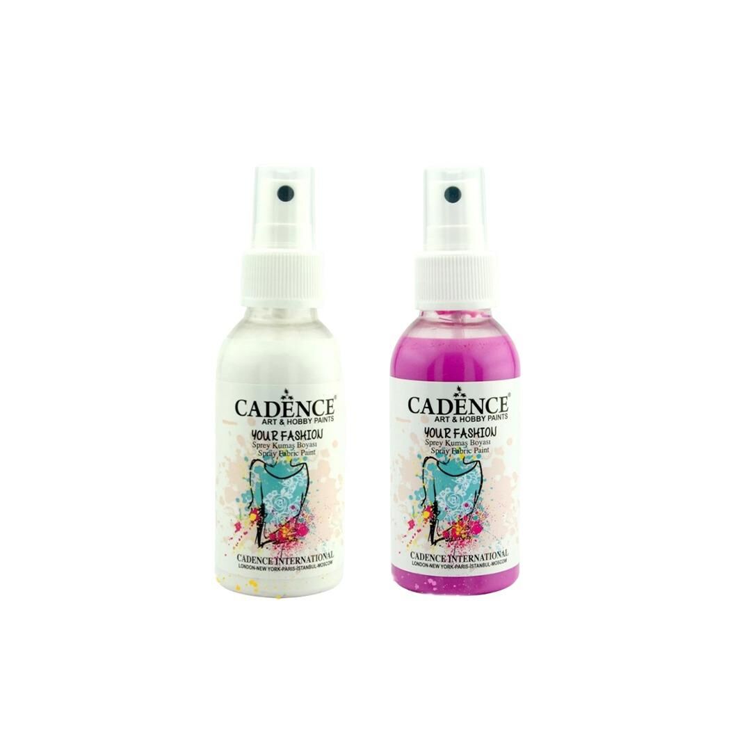 CADENCE SPREY KUMAŞ BOYASI 100ML 2Lİ SET