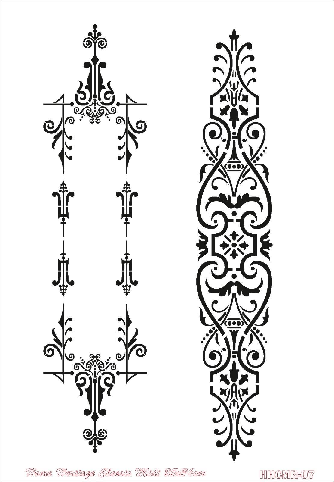 HOME HERITAGE CLASSIC MIDI 25X36CM HHCMR-07 STENCİL