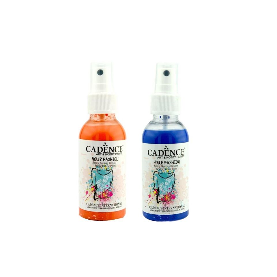 CADENCE SPREY KUMAŞ BOYASI 100ML 2Lİ SET